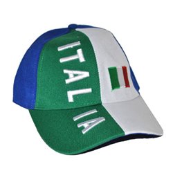 casquette de baseball italie/italia