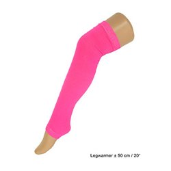 paire de jambière néon fluo pink 60cm