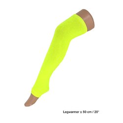 paire de jambière néon fluo jaune 60cm