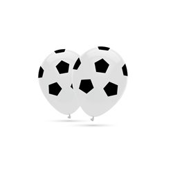 lot de 12 ballons motif "foot" 30cm