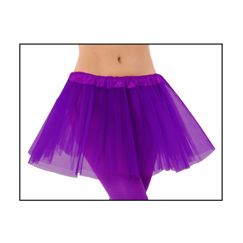 jupe en tulle tutu pour adulte violet 30cm