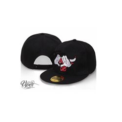 casquette snapback bull & gants noir et noir