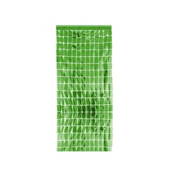 rideau de porte aluminium vert 2x1m