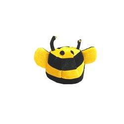 bonnet abeille jaune noir avec grelots