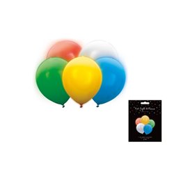 lot de 5 ballons led lumineux multicolore