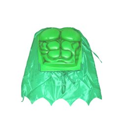 torse avec cape en mousse eva vert