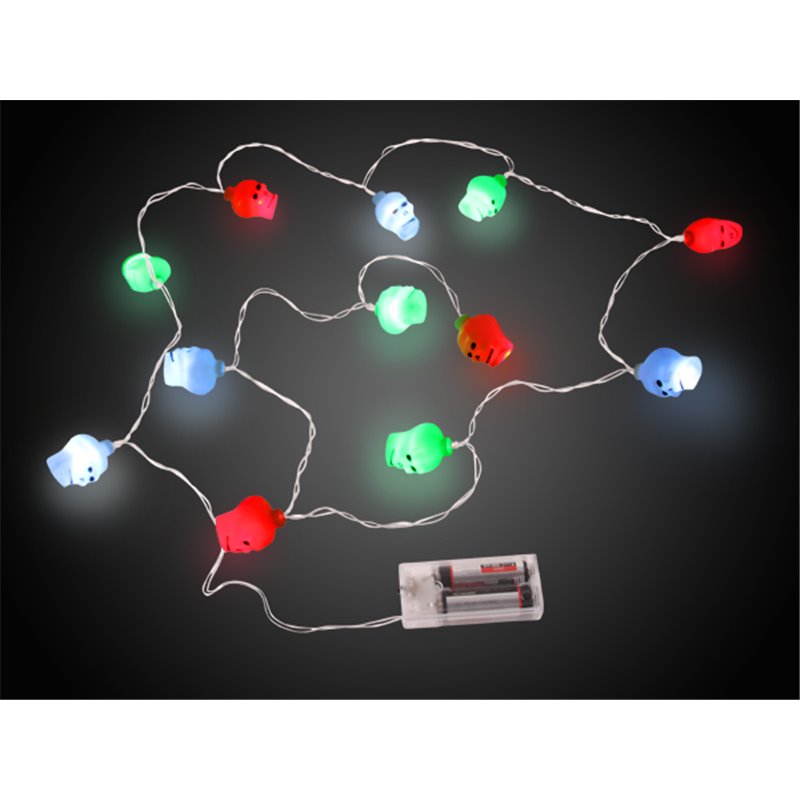 guirlande lumineuse multi crane led 12 lampes 2.1m