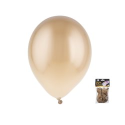 lot de 12 ballons latex chromé or 29x40cm