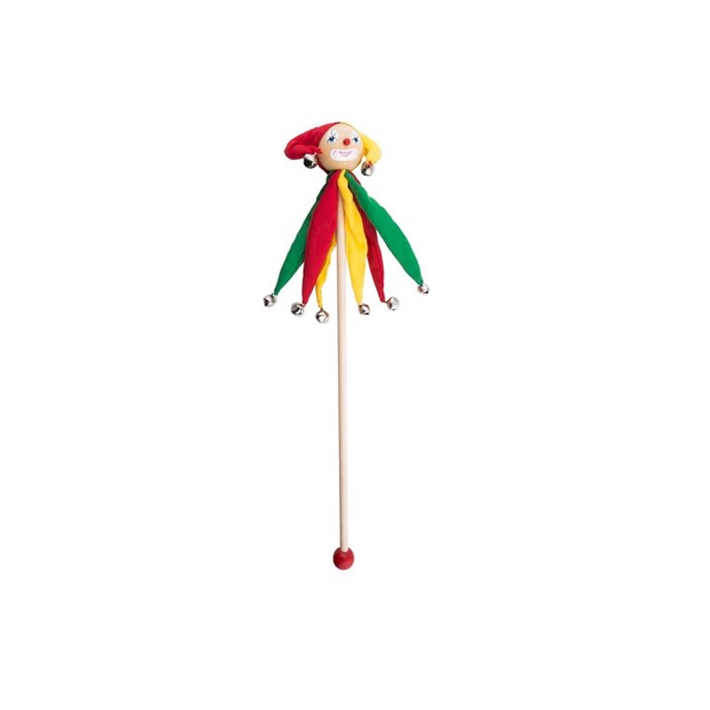 bâton clown avec grelots 45cm