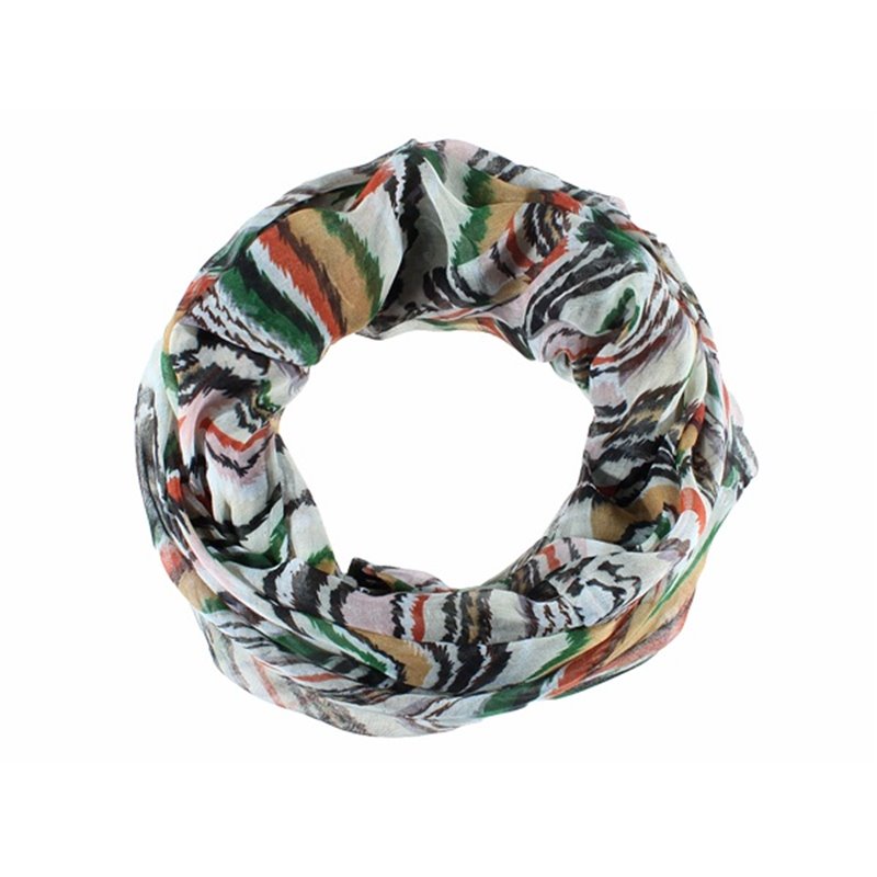 foulard tube grand modèle vert