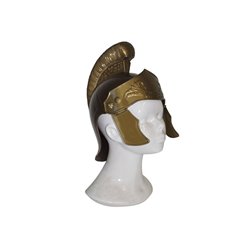 casque de romain marron et or adulte 25cm