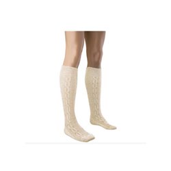 paire de chaussettes longue tyrol blanc creme taille 41/42