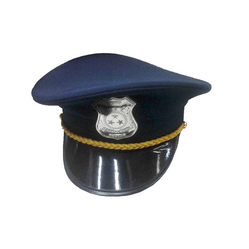 casquette de police bleu adulte