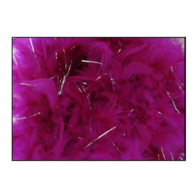 boa 50gr fuchsia & argent 1.9m