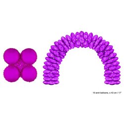 lot de 10 ballons fuchsia 43cm pour arche