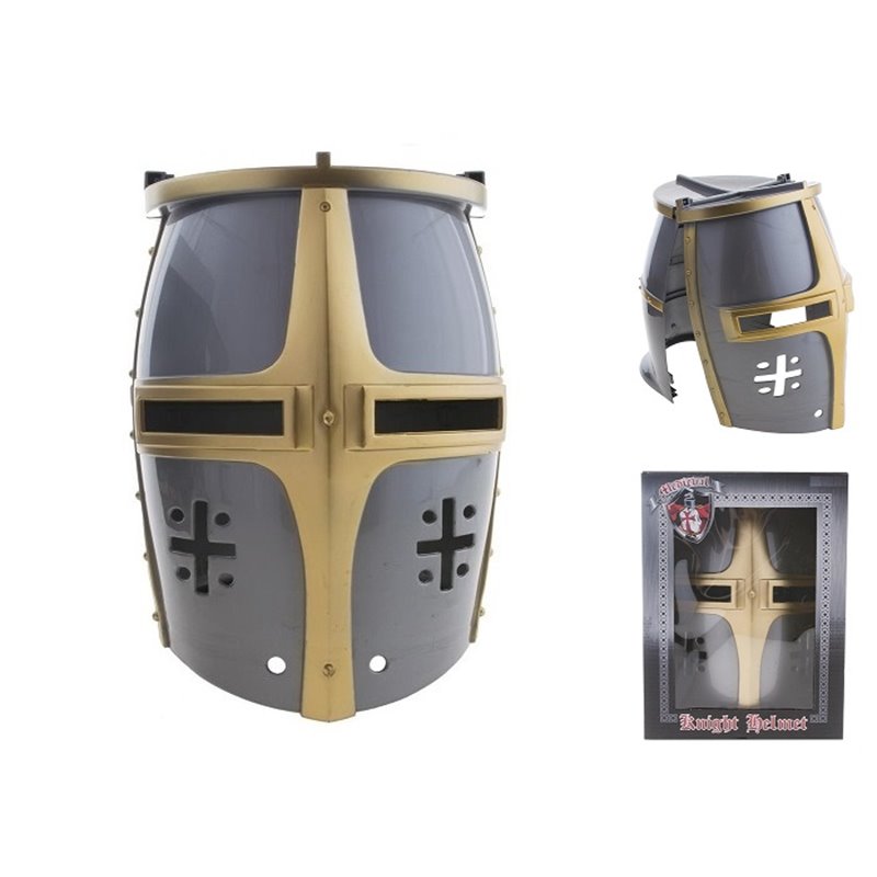 casque de chevalier croisé luxe enfant 25cm