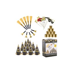 kit cotillons party box pour 10 personnes 40 pièces