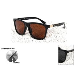 lunettes de soleil polarex wayfarer polarisées mix p002