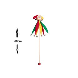 bâton clown avec grelots 60cm