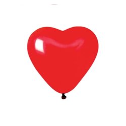 lot de 50 ballons coeur 33cm rouge