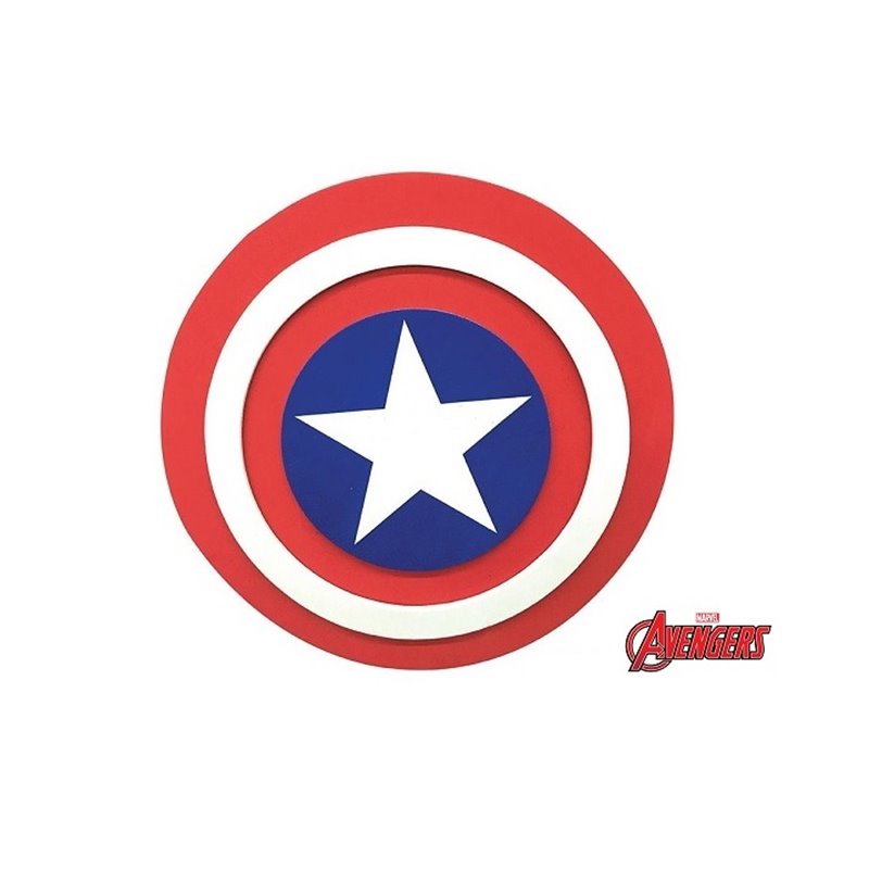 bouclier en mousse captain america marvel 30cm