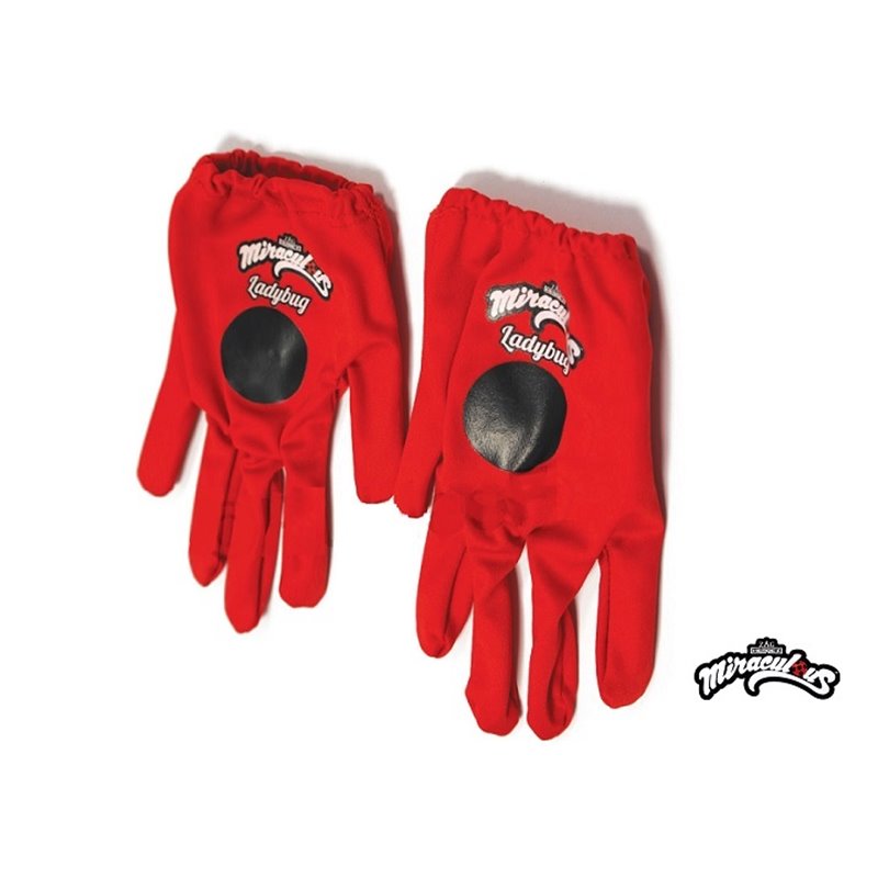 paire de gants imprimés miraculous ladybug enfant