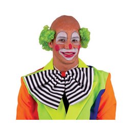 perruque clown dégarni vert