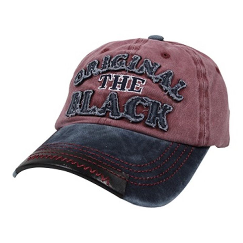 casquette coton vintage the original black noir rouge