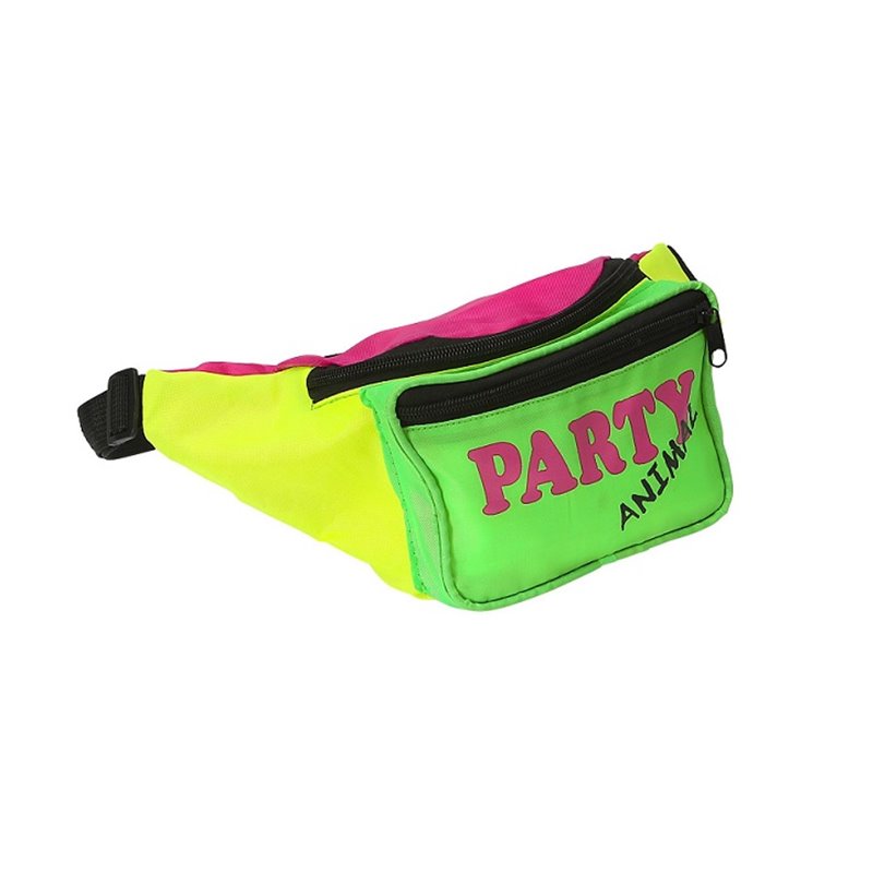 sac banane fluo années "80" 32x16cm