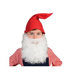 fausse barbe de nain/lutin grise