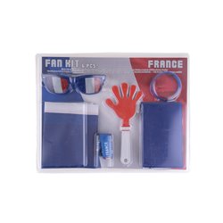 kit supporter fan france 6pcs