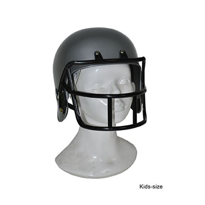 casque de footballeur américain enfant gris