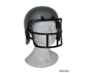 casque de footballeur américain enfant gris