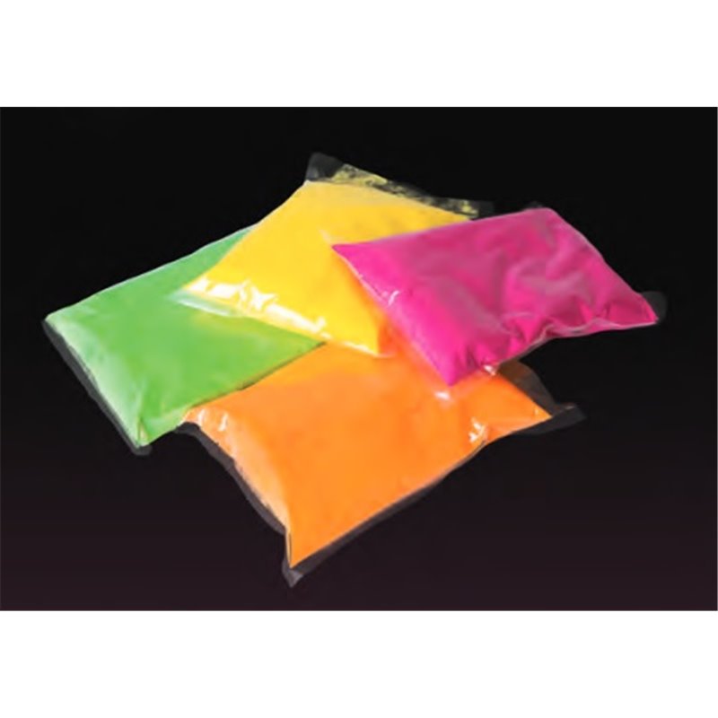 sachet de poudre holi jaune 500gr