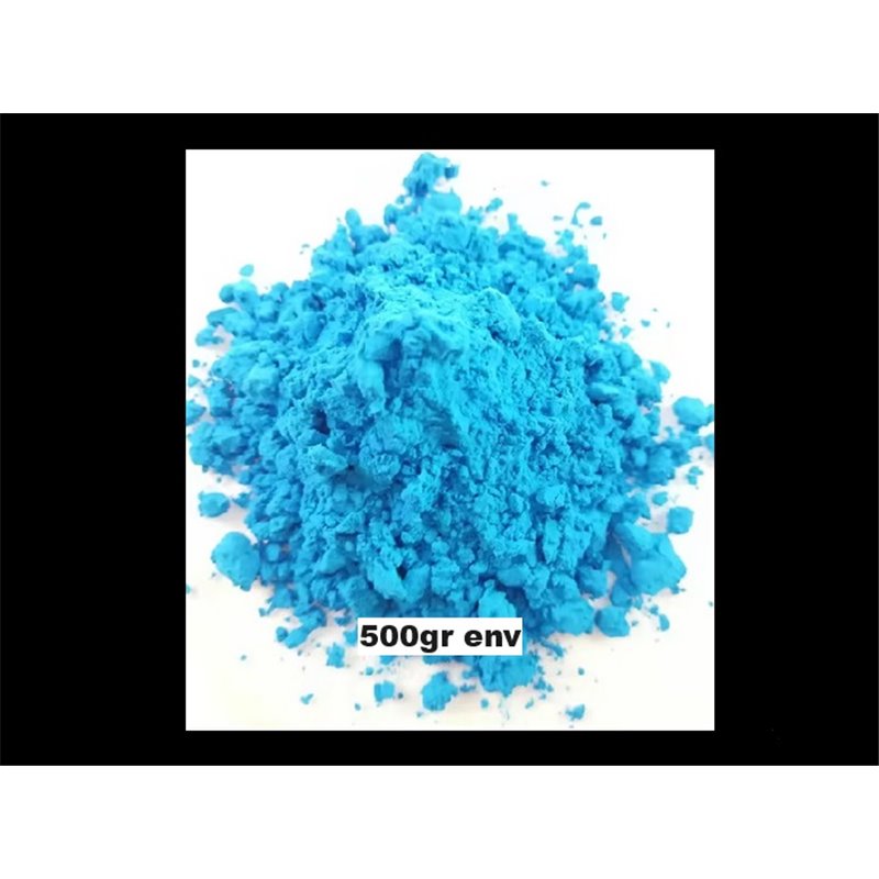 sachet de poudre holi bleu clair 500gr