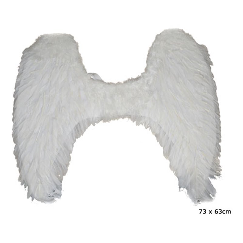 ailes d'ange plumes grande blanc 73cm