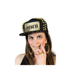 casquette baseball disco à pointes luxe