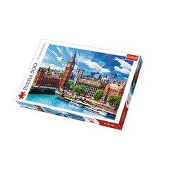 puzzle motif "soleil à londres" 500pcs adulte 48x34cm