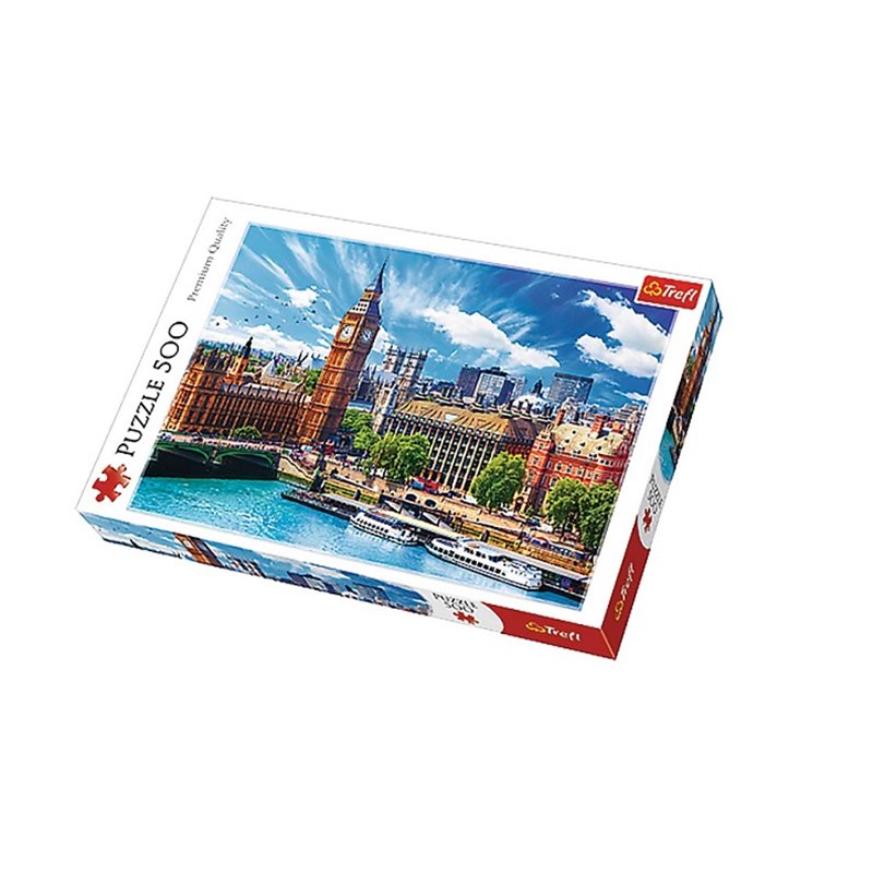 puzzle motif "soleil à londres" 500pcs adulte 48x34cm