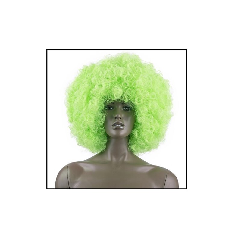 perruque afro chico géante vert