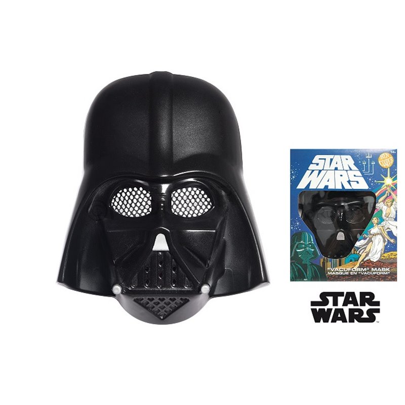 masque coque vintage star wars dark vador adulte