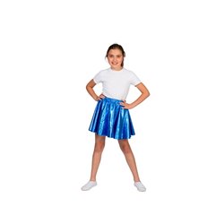 jupe disco lamée bleu enfant taille unique