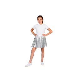 jupe disco lamée argent enfant taille unique