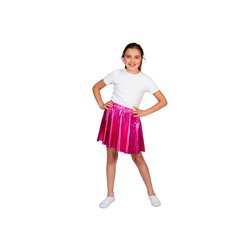 jupe disco lamée pink fuchsia enfant taille unique