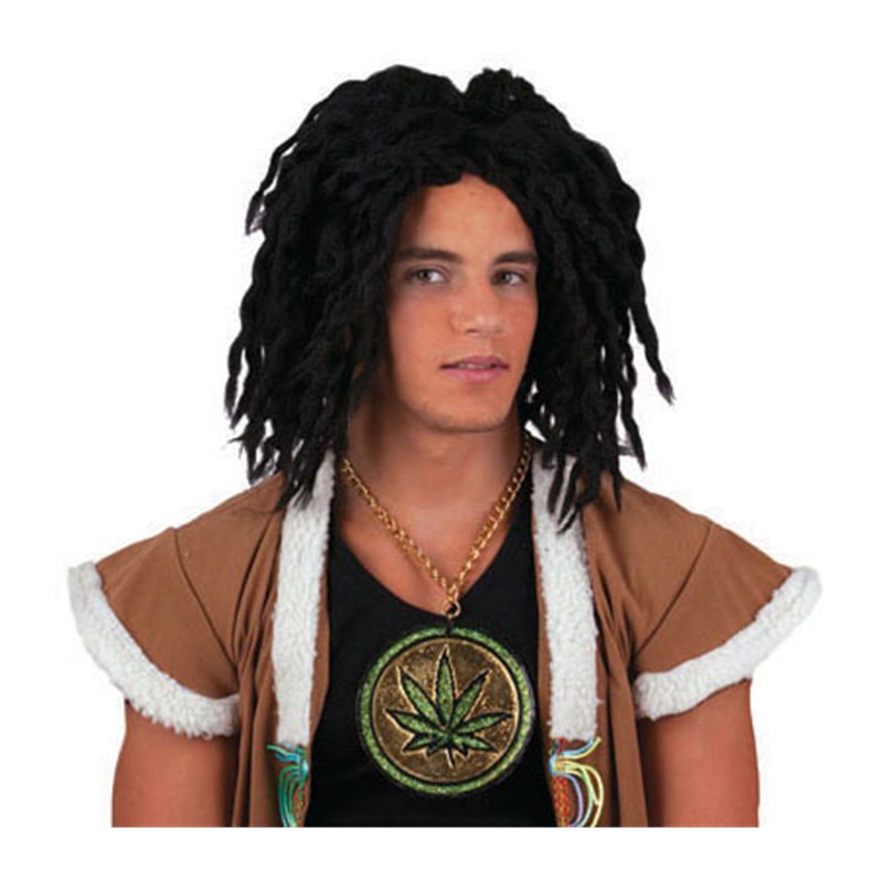 perruque rasta avec dreadlocks courte