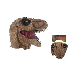 masque latex dinosaure vélociraptor adulte