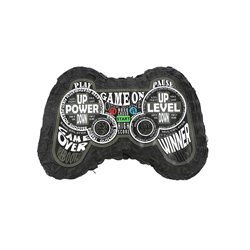 pinata manette de jeux "gamepad" noire 42cm