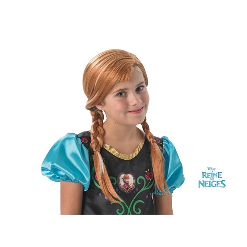 perruque anna disney reine des neiges enfant