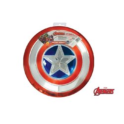 bouclier plastique métallisé captain america marvel 30cm