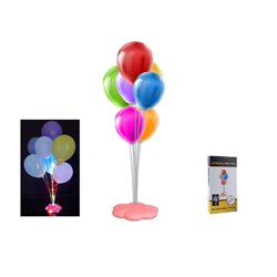 support rotatif avec 7 sticks led's à ballons 77cm